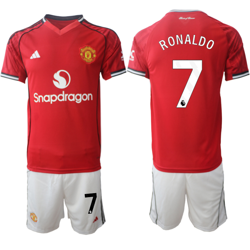 Men 2025-2026 Club Manchester United home Red #7 Soccer Jersey